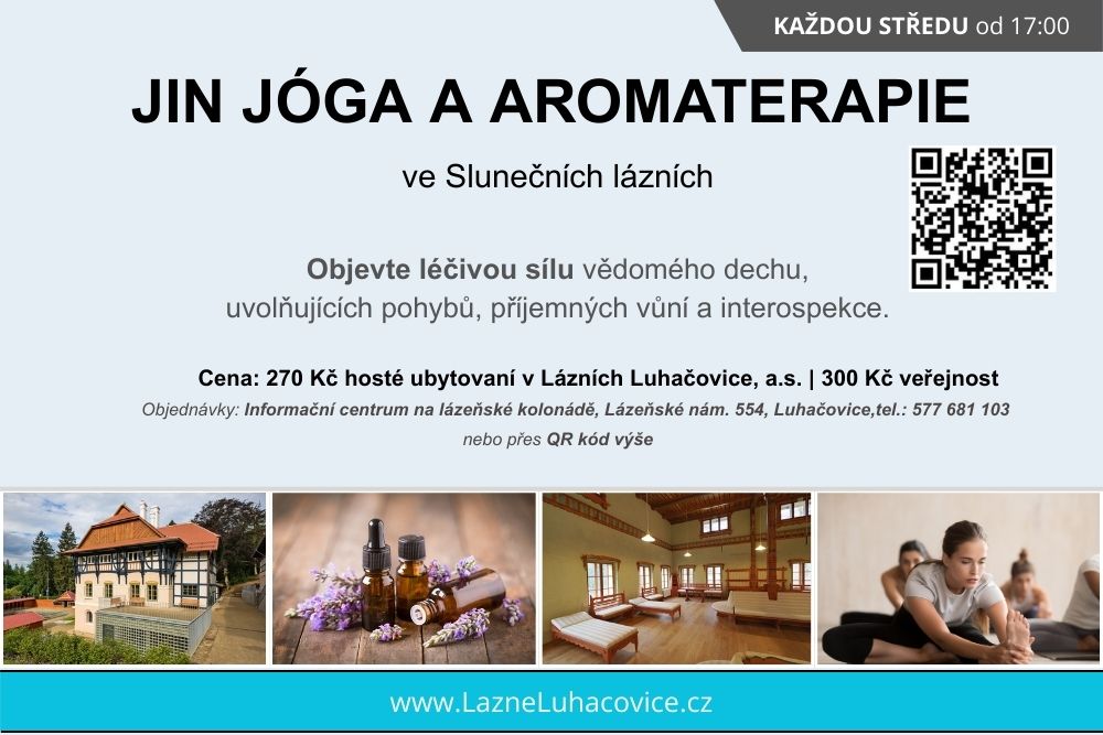 Jin jóga ve Sunečních lázních s aromaterapií