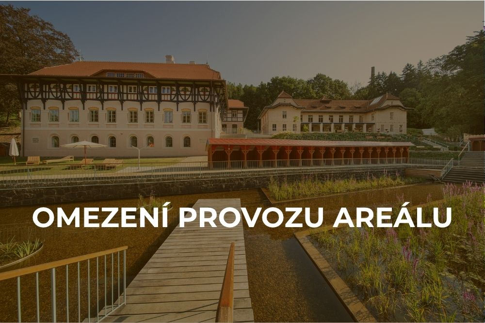 omezení provozu areálu Slunečních lázní