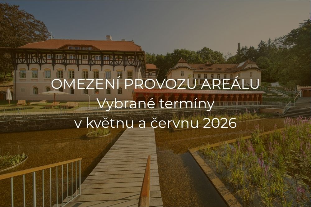 omezení provozu areálu Slunečních lázní